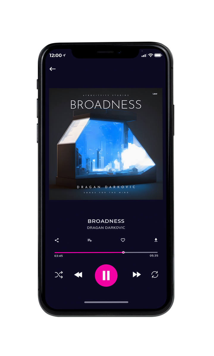 Tablet view of Premade Electronica & Ambient Album Cover - Shark #22159 | AlbumArtZone*