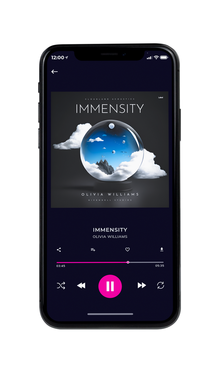 Tablet view of Premade Electronica & Ambient Album Cover - Shark #22162 | AlbumArtZone*