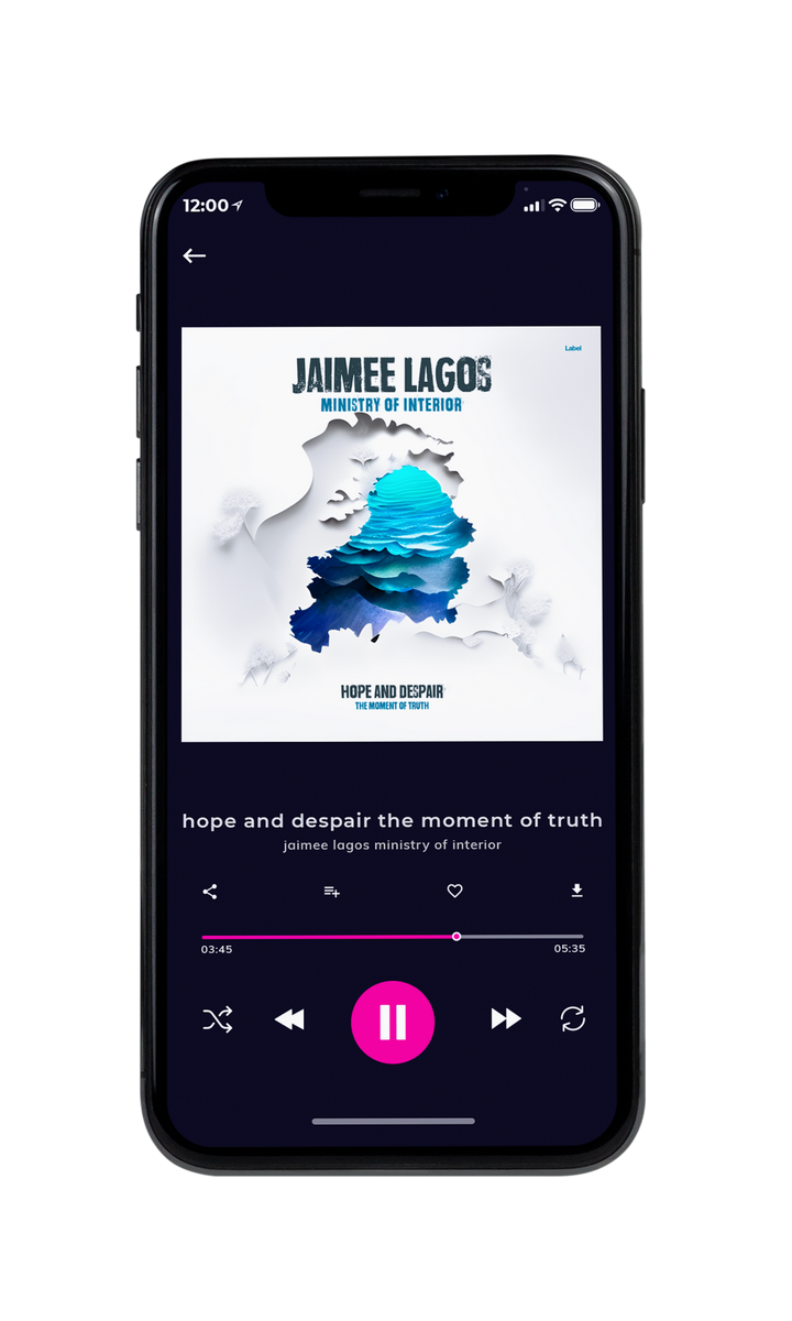 Tablet view of Premade Pop Album Cover - Black Haze #22358 | AlbumArtZone*