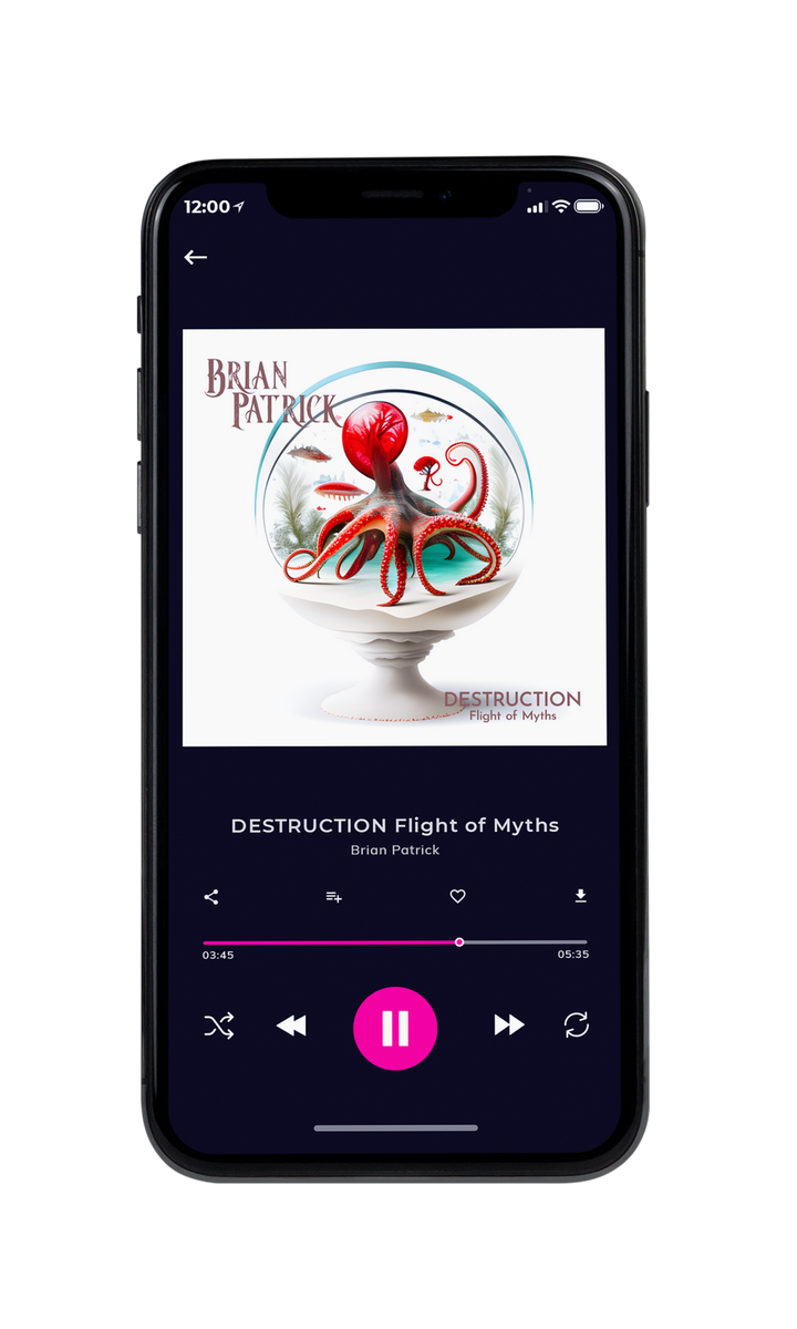 Tablet view of Premade Pop Album Cover - Quill Gray #22385 | AlbumArtZone*
