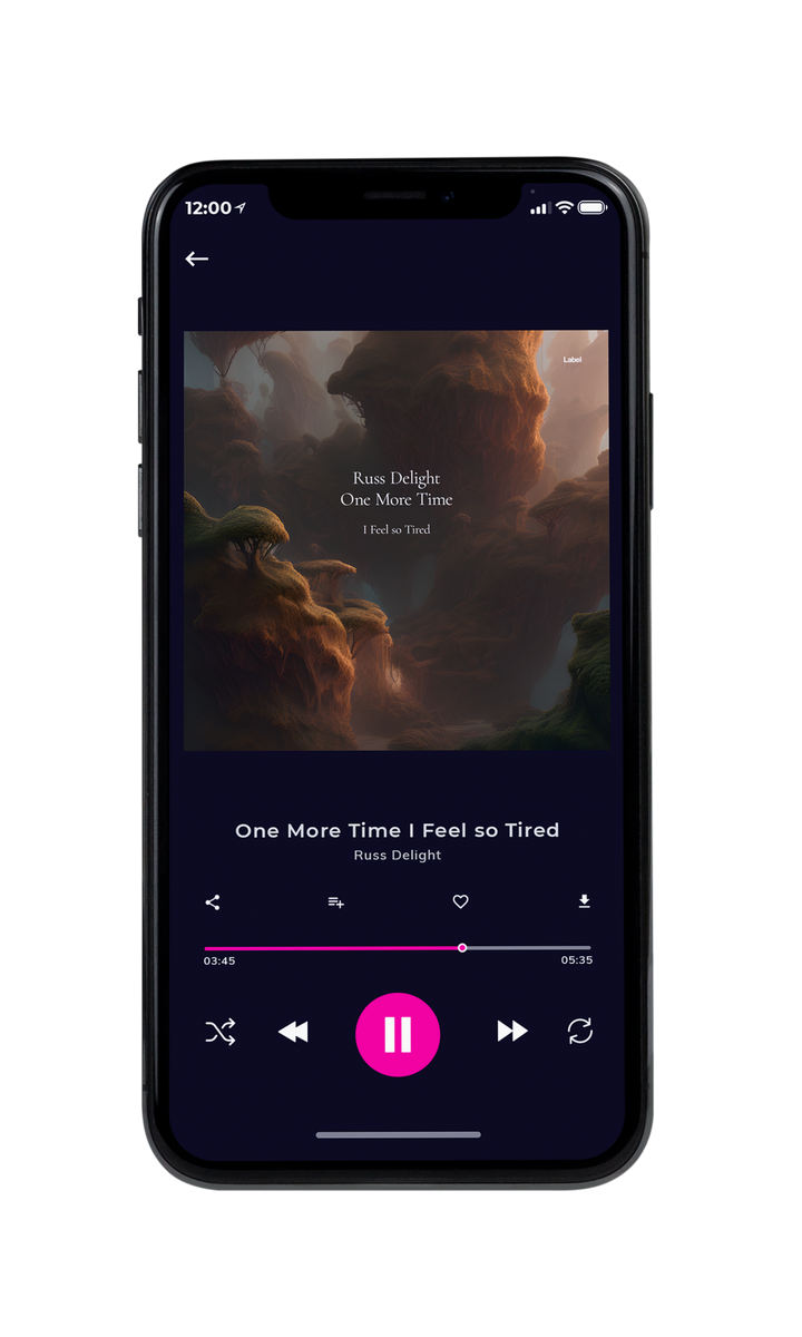 Tablet view of Premade Indie & Folk Music Album Cover - Taupe #22396 | AlbumArtZone*