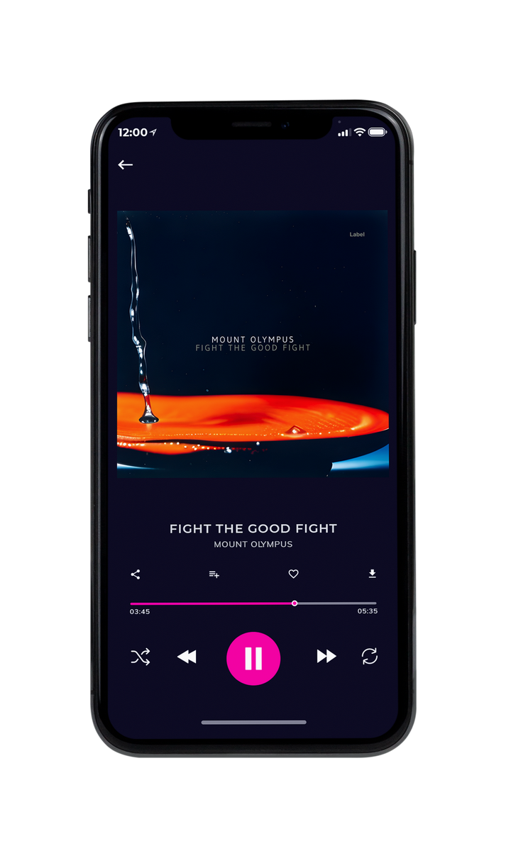 Tablet view of Premade Contemporary Music Album Cover - Cinnabar #22585 | AlbumArtZone*
