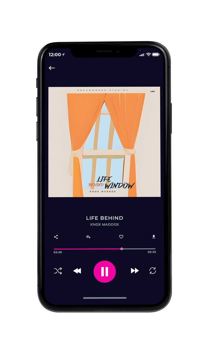 Tablet view of Premade Indie & Folk Music Album Cover - Satin Linen #22600 | AlbumArtZone*