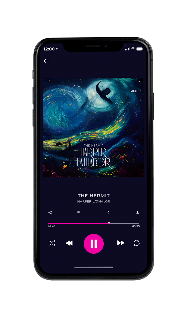 Tablet view of Premade Contemporary Music Album Cover - Big Stone #22605 | AlbumArtZone*