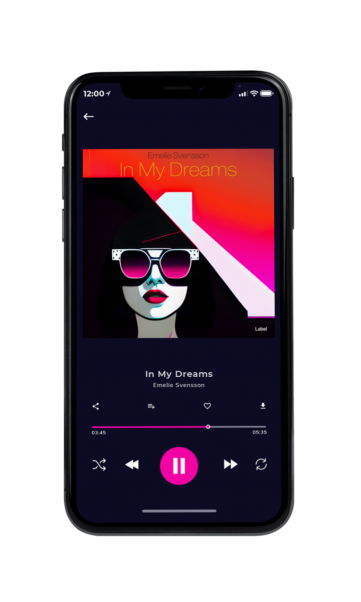 Tablet view of Premade Pop Album Cover - Valencia #22704 | AlbumArtZone*