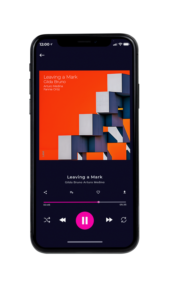 Tablet view of Premade EDM, House & Dub Album Cover - International Orange #22711 | AlbumArtZone*