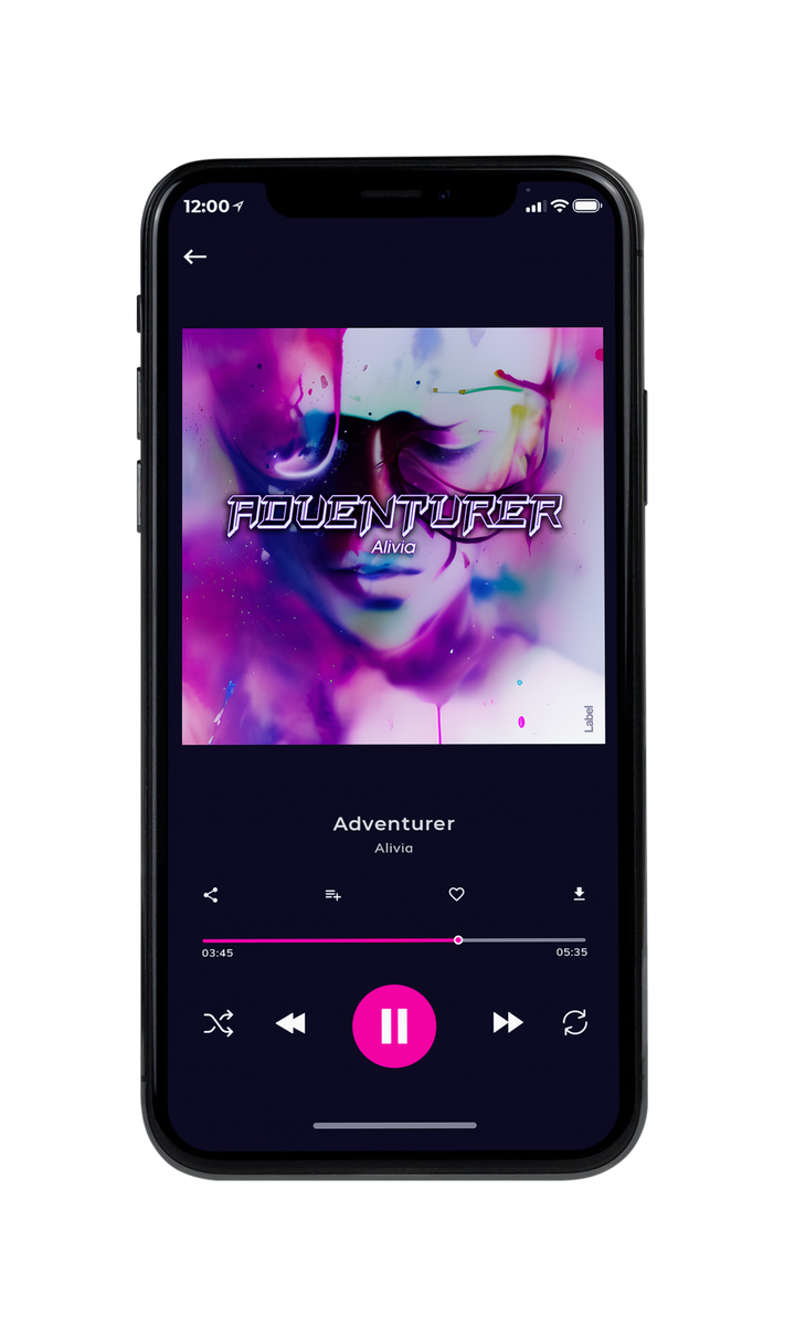 Tablet view of Premade EDM, House & Dub Album Cover - Trendy Pink #22756 | AlbumArtZone*
