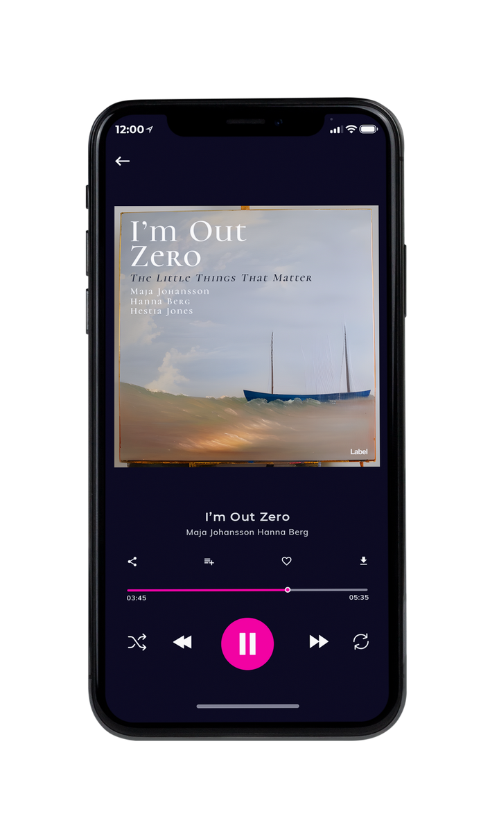 Tablet view of Premade Contemporary Music Album Cover - Cloudy #22757 | AlbumArtZone*