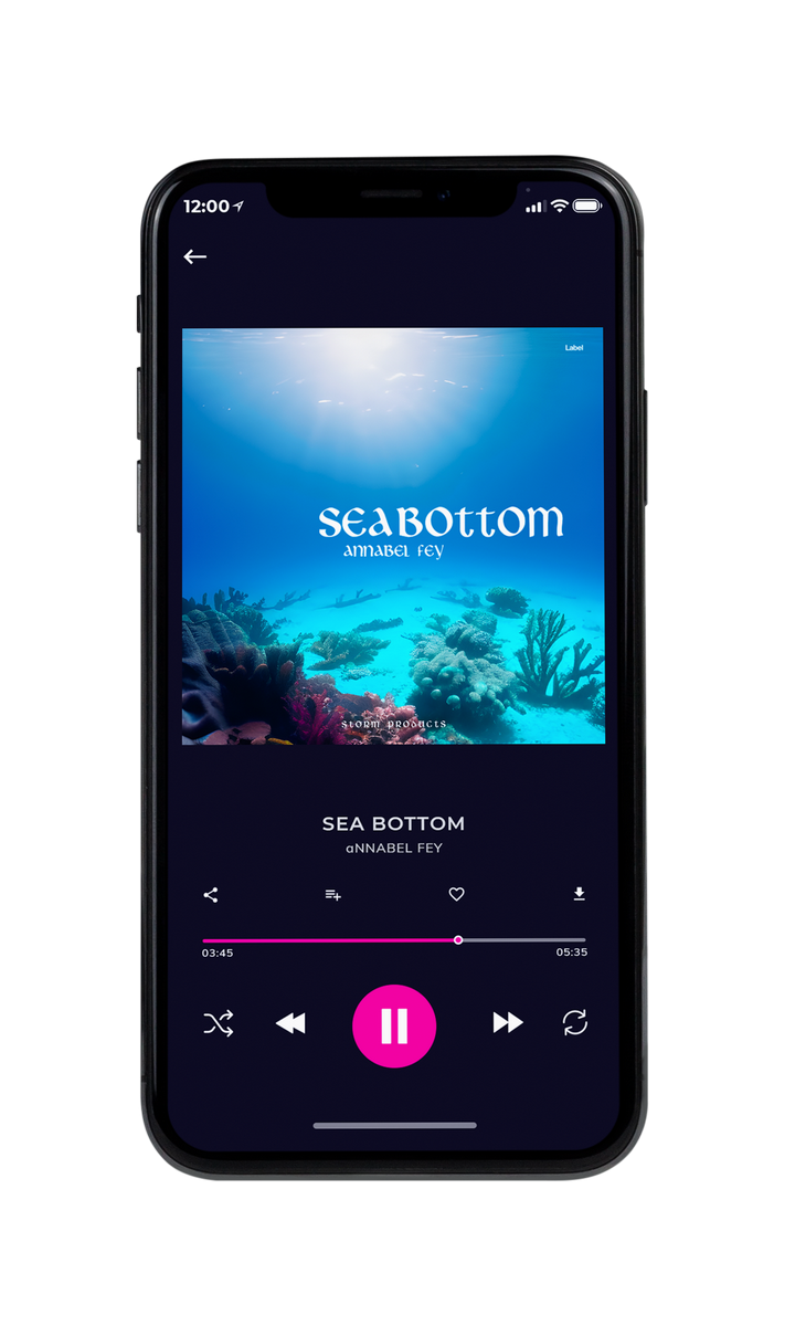 Tablet view of Premade Pop Album Cover - Curious Blue #22772 | AlbumArtZone*