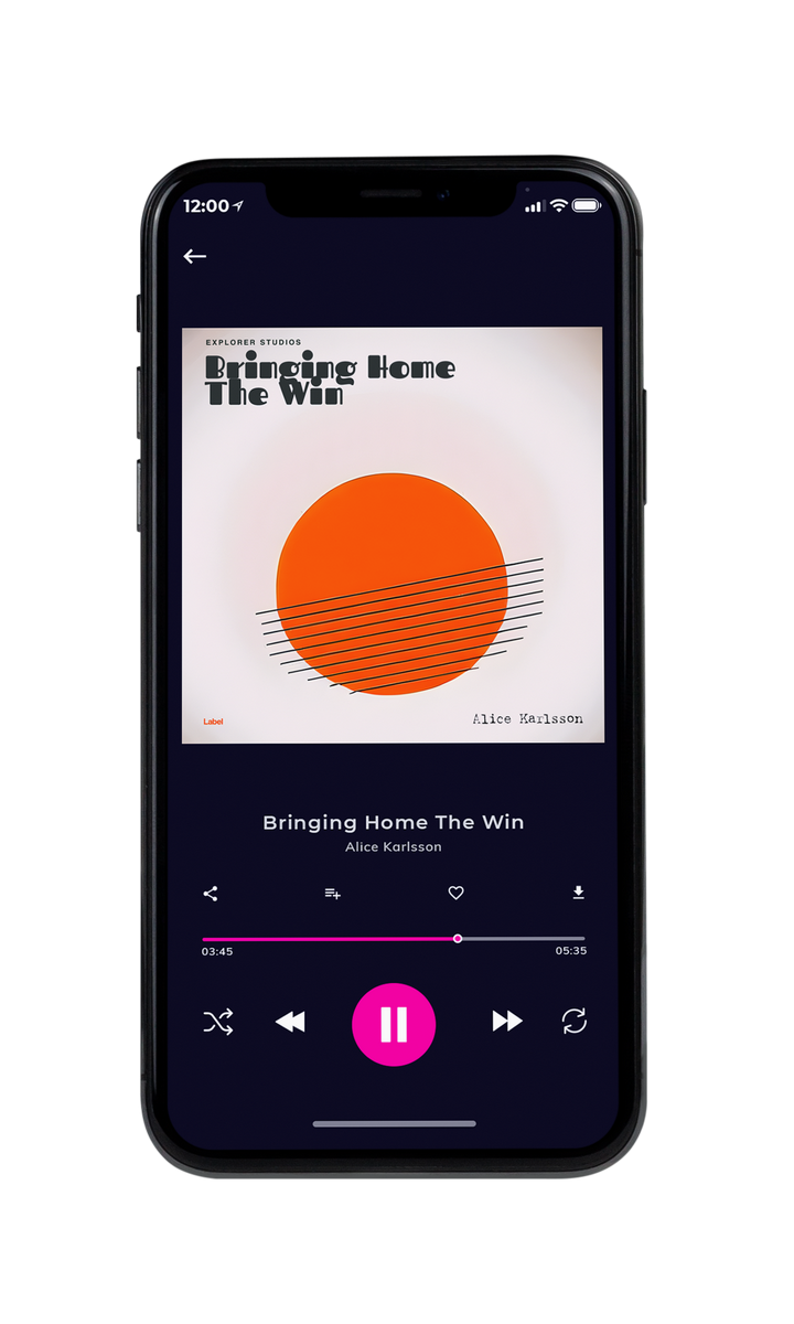 Tablet view of Premade Pop Album Cover - Dawn Pink #22893 | AlbumArtZone*