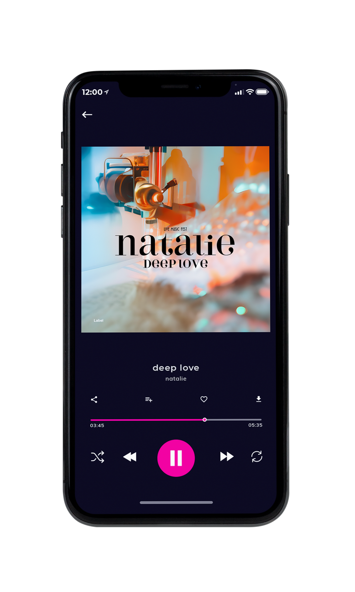Tablet view of Premade Pop Album Cover - Mist Gray #23020 | AlbumArtZone*