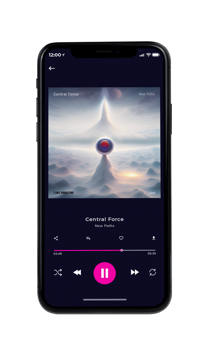 Tablet view of Premade Pop Album Cover - Cloud #23035 | AlbumArtZone*