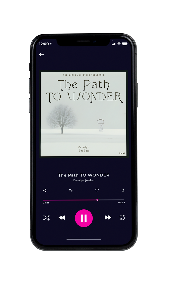 Tablet view of Premade Indie & Folk Music Album Cover - Moon Mist #23042 | AlbumArtZone*