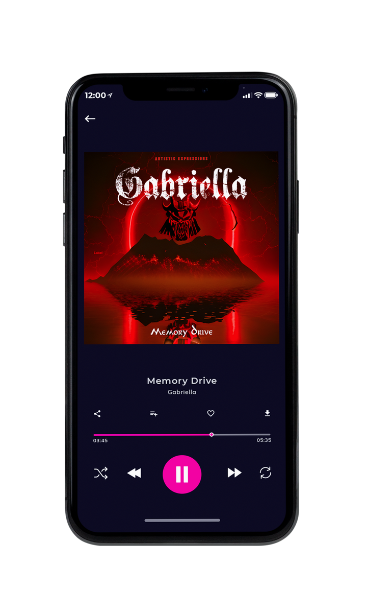Tablet view of Premade Heavy Metal & Gothic Metal Album Cover - Rustic Red #23056 | AlbumArtZone*