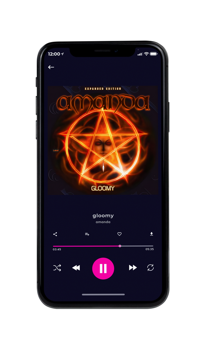 Tablet view of Premade Heavy Metal & Gothic Metal Album Cover - Red Damask #23076 | AlbumArtZone*