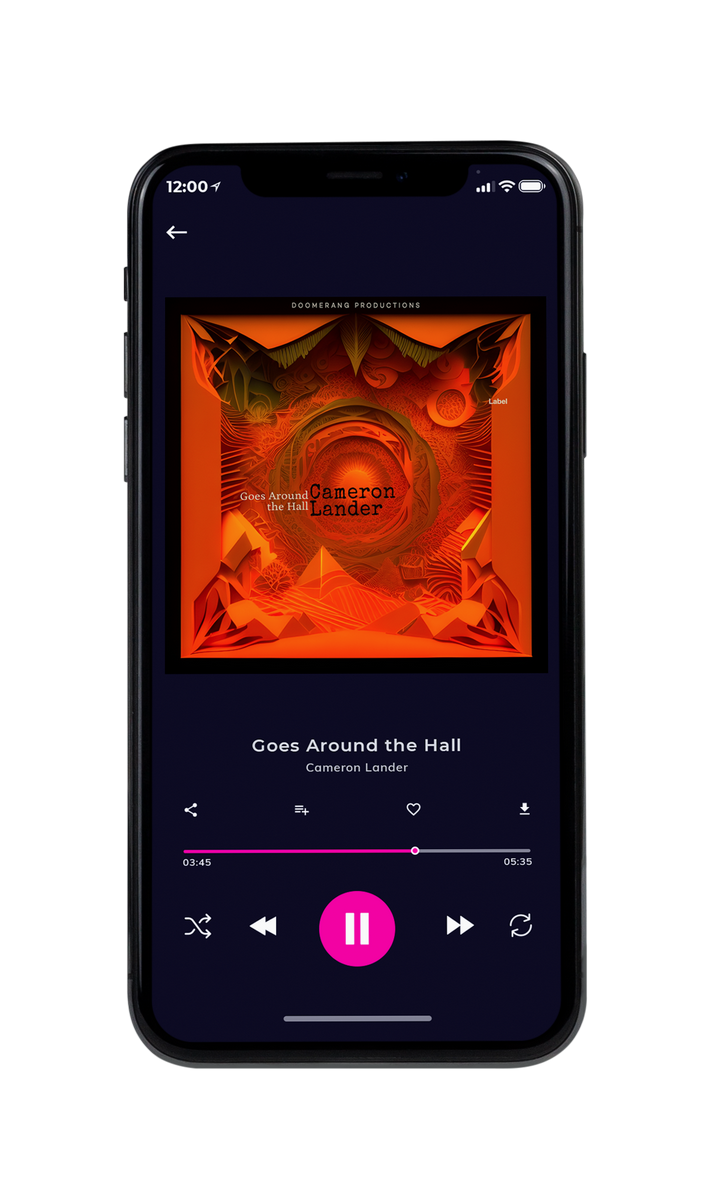 Tablet view of Premade Rock,Punk & Alternative Album Cover - Burnt Orange #23142 | AlbumArtZone*