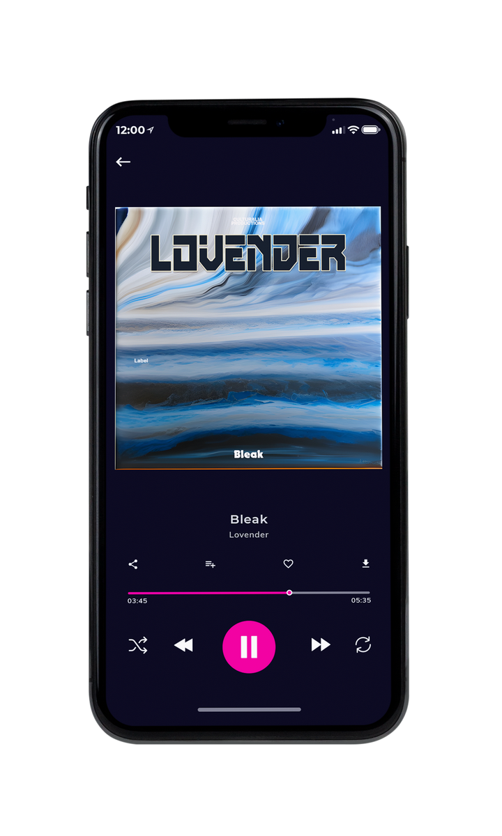 Tablet view of Premade Heavy Metal & Gothic Metal Album Cover - Bermuda Gray #23230 | AlbumArtZone*