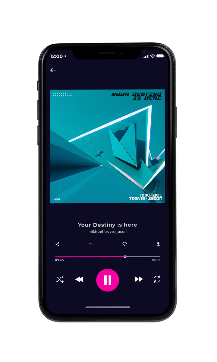 Tablet view of Premade EDM, House & Dub Album Cover - Blue Chill #23247 | AlbumArtZone*