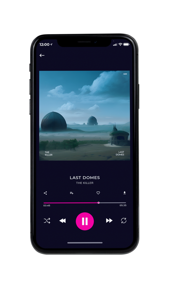 Tablet view of Premade EDM, House & Dub Album Cover - Bermuda Gray #23318 | AlbumArtZone*
