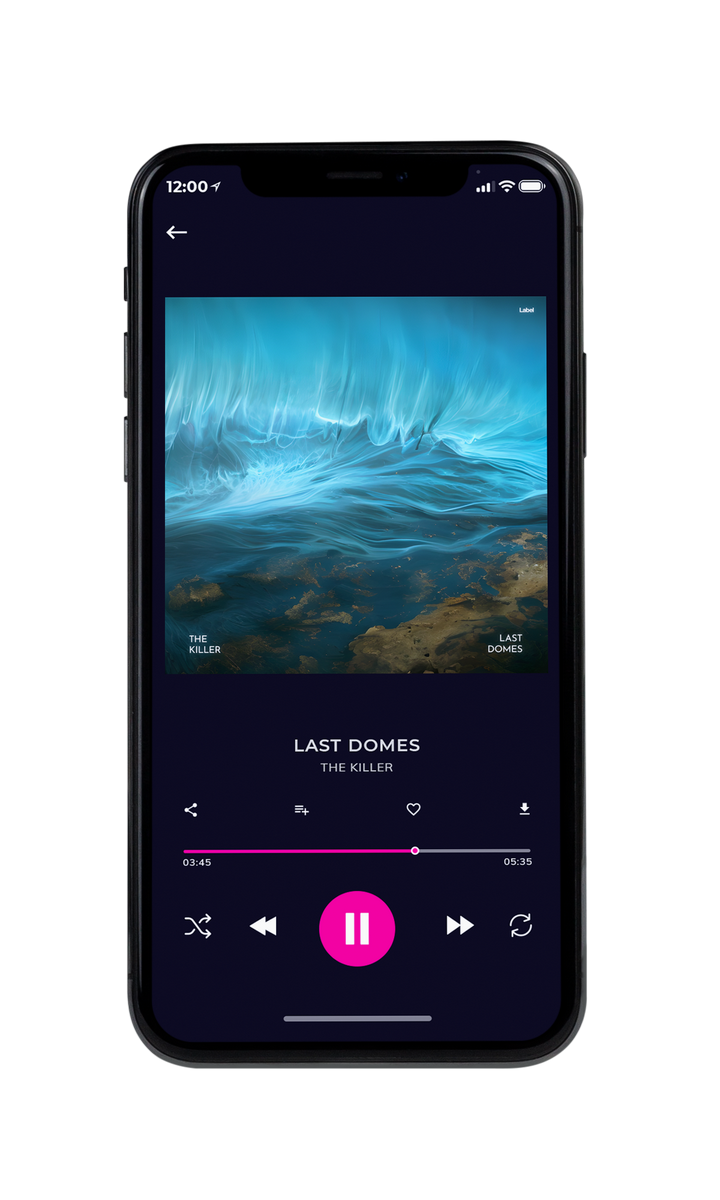 Tablet view of Premade EDM, House & Dub Album Cover - Hippie Blue #23321 | AlbumArtZone*