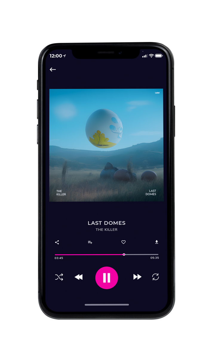 Tablet view of Premade Electronica & Ambient Album Cover - Hippie Blue #23322 | AlbumArtZone*