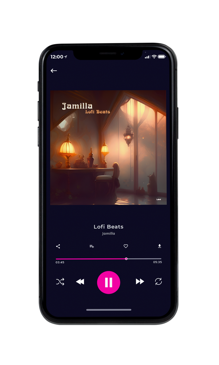 Tablet view of Premade Electronica & Ambient Album Cover - Saddle #23341 | AlbumArtZone*