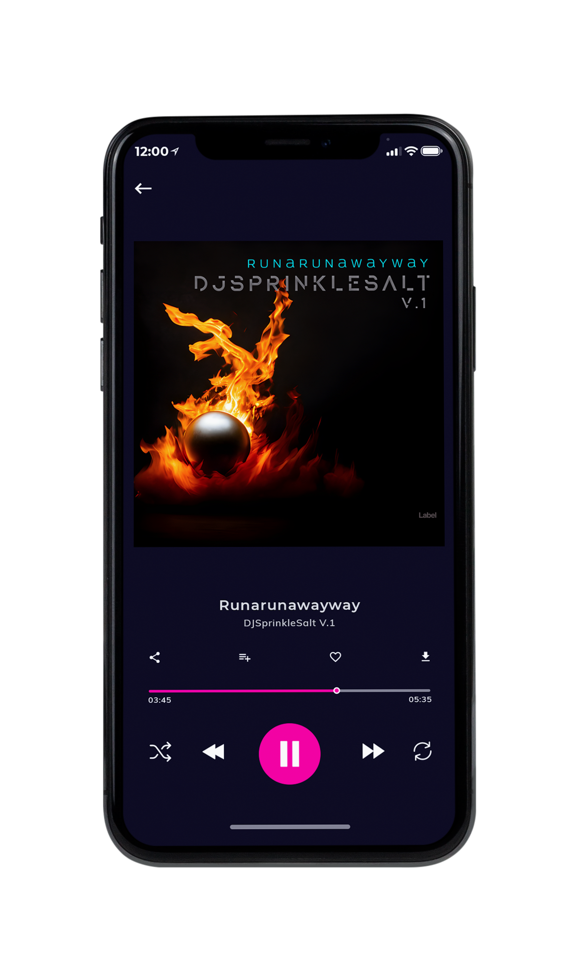 Tablet view of Premade Pop Album Cover - Night Rider #23495 | AlbumArtZone*