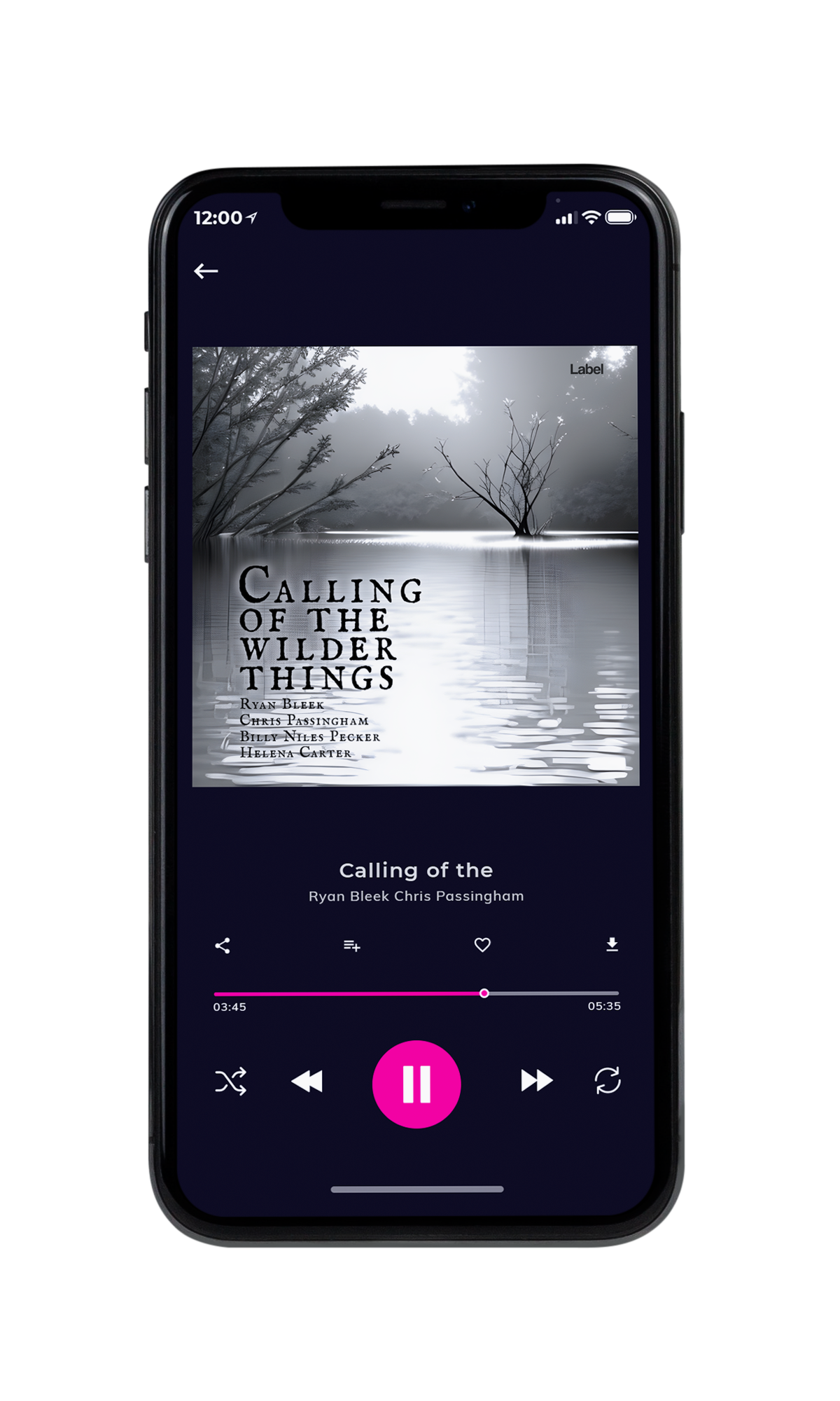 Tablet view of Premade Contemporary Music Album Cover - Oslo Gray #23497 | AlbumArtZone*