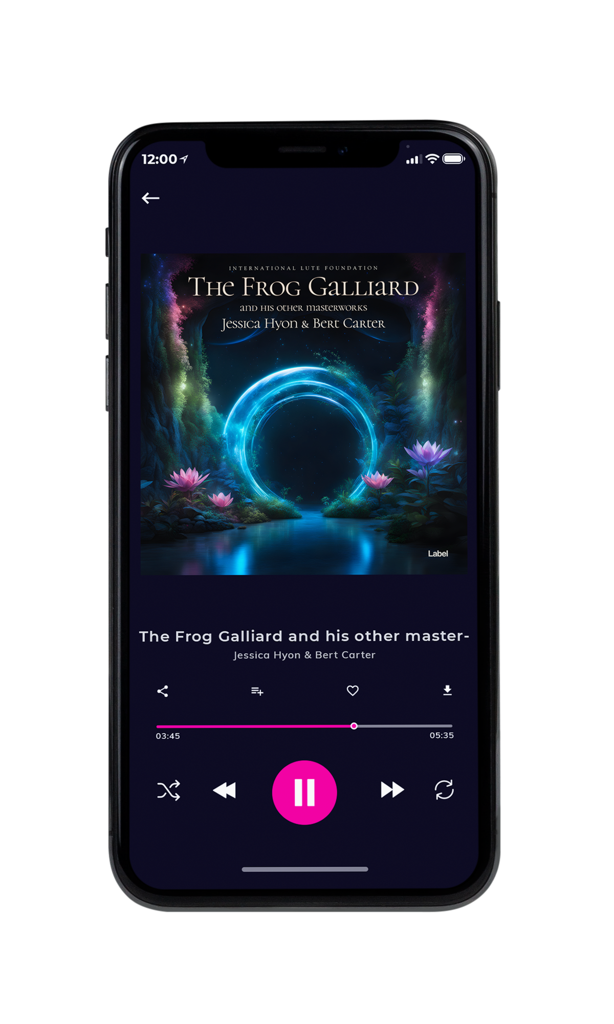 Tablet view of Premade Podcast Album Cover - Mirage #23502 | AlbumArtZone*