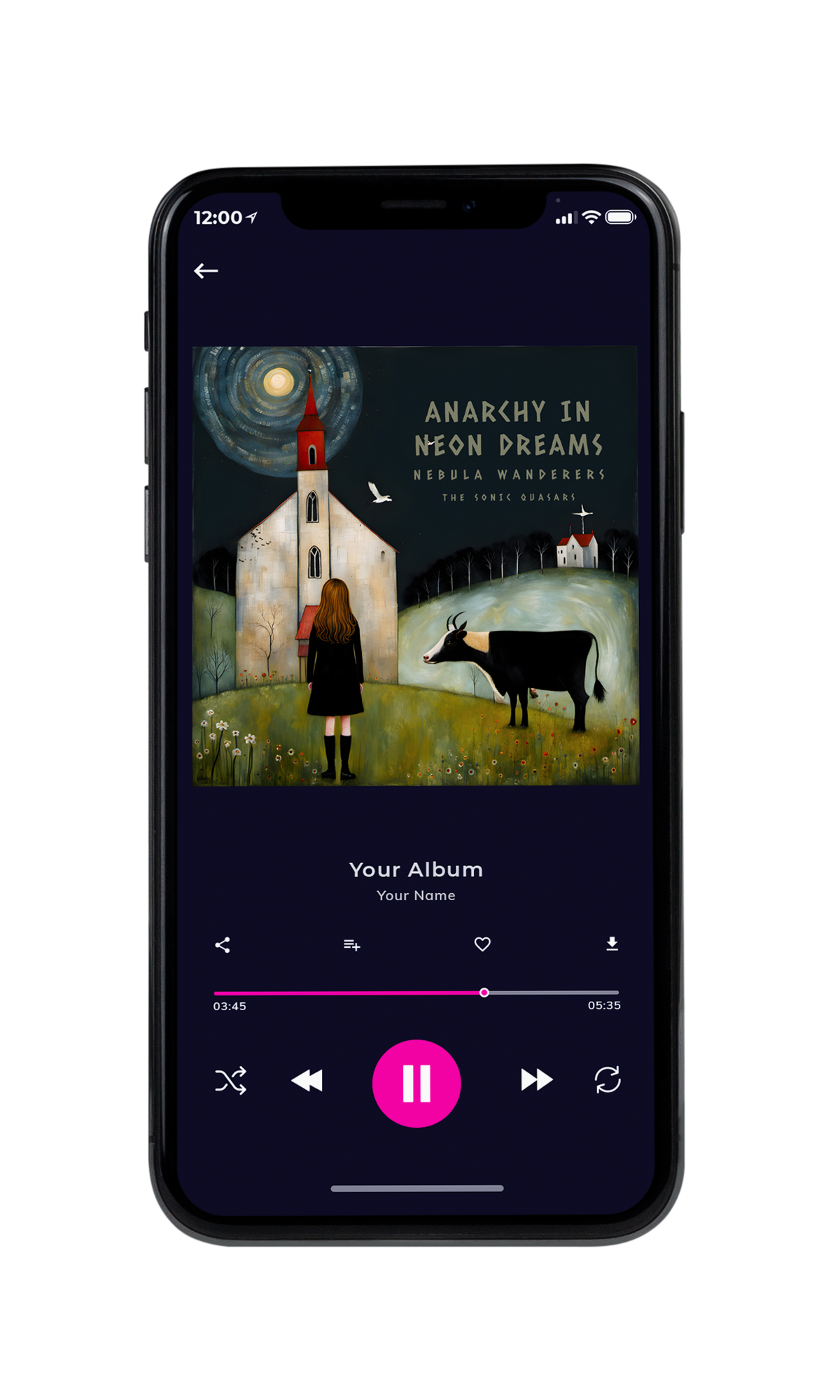 Tablet view of Premade Indie & Folk Music Album Cover - Heavy Metal #23543 | AlbumArtZone*