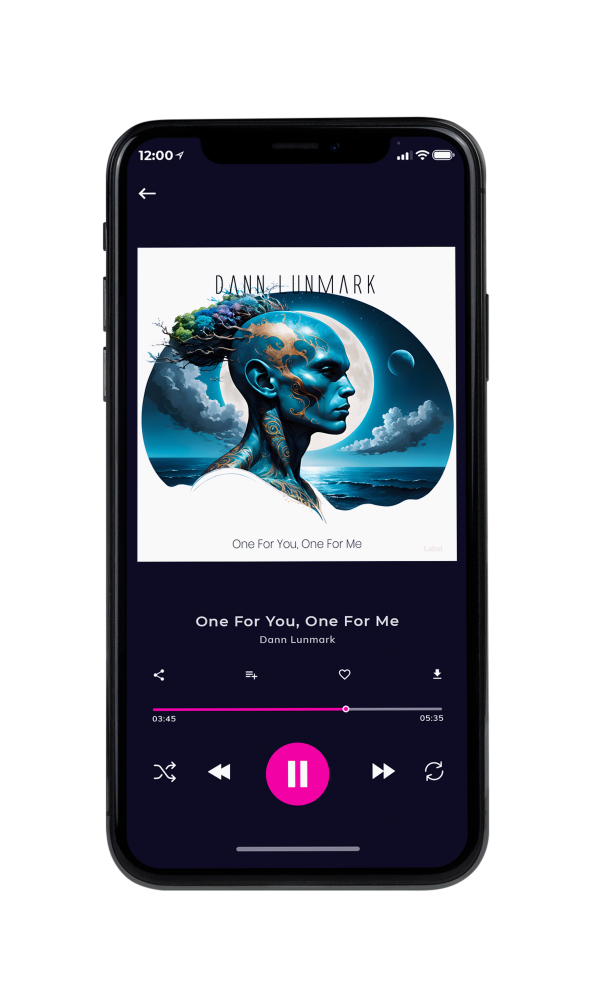 Tablet view of Premade Indie & Folk Music Album Cover - Blue Dianne #23564 | AlbumArtZone*