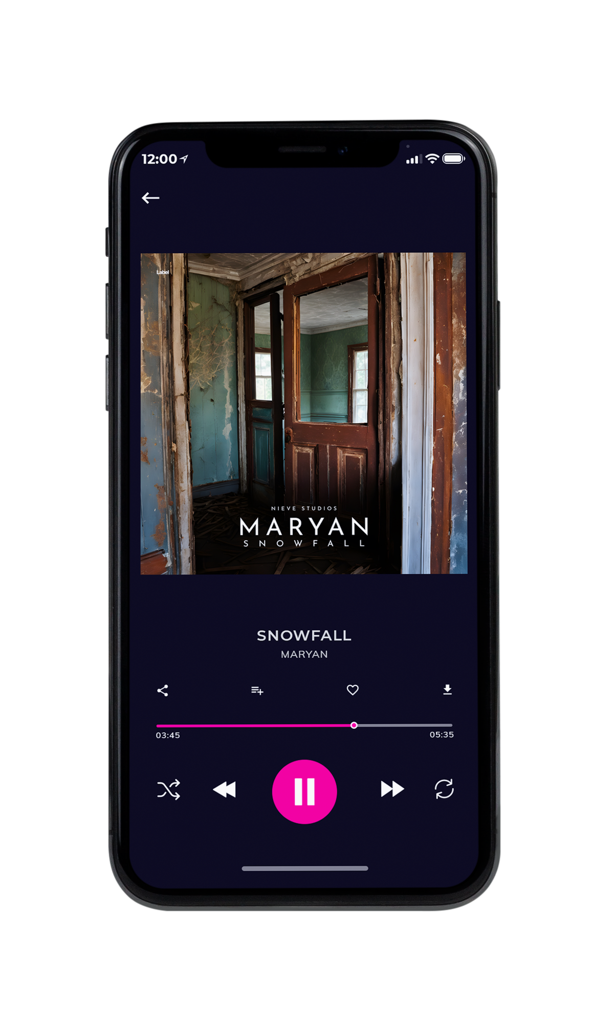 Tablet view of Premade Podcast Album Cover - Taupe #23578 | AlbumArtZone*