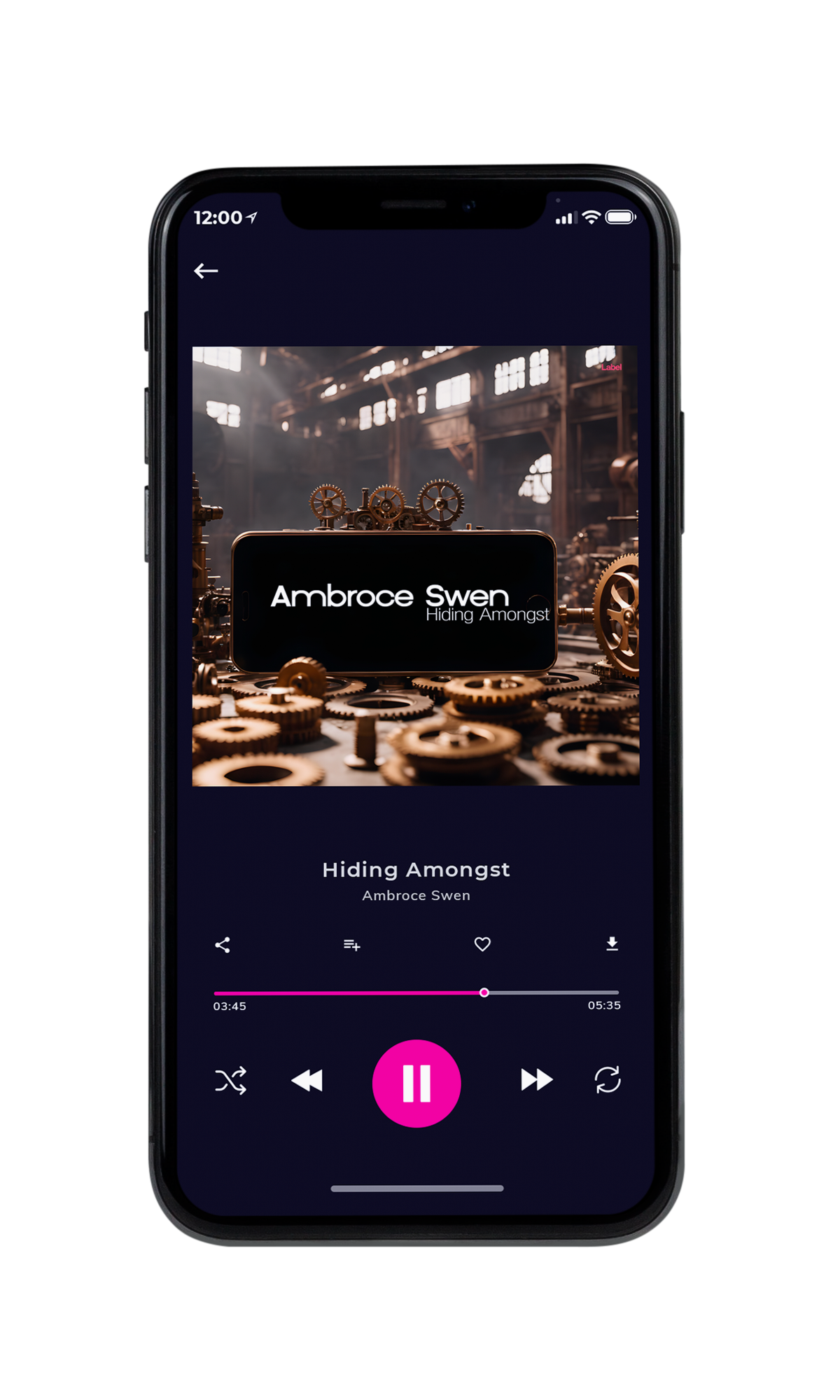 Tablet view of Premade Rock,Punk & Alternative Album Cover - Cocoa Brown #23595 | AlbumArtZone*