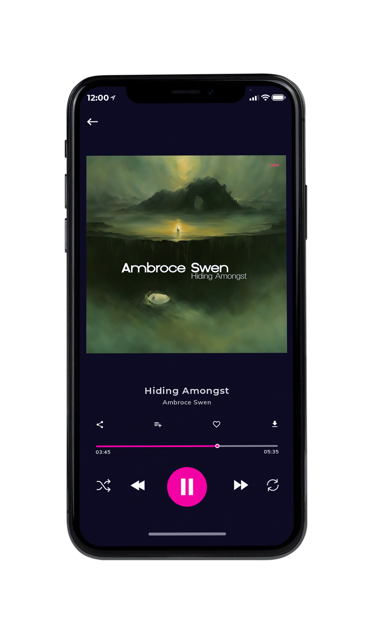Tablet view of Premade Classical & Romantic Music Album Cover - Kelp #23605 | AlbumArtZone*