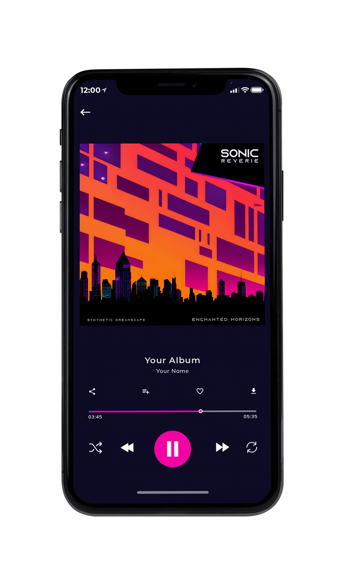 Tablet view of Premade Contemporary Music Album Cover - Flamingo #23650 | AlbumArtZone*