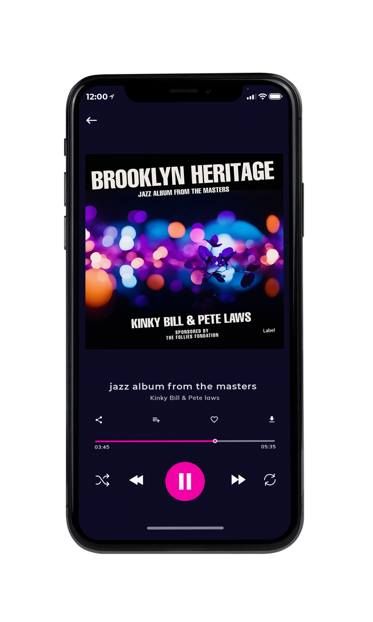 Tablet view of Premade Traditional Jazz & Blues Album Cover - Ebony #23657 | AlbumArtZone*