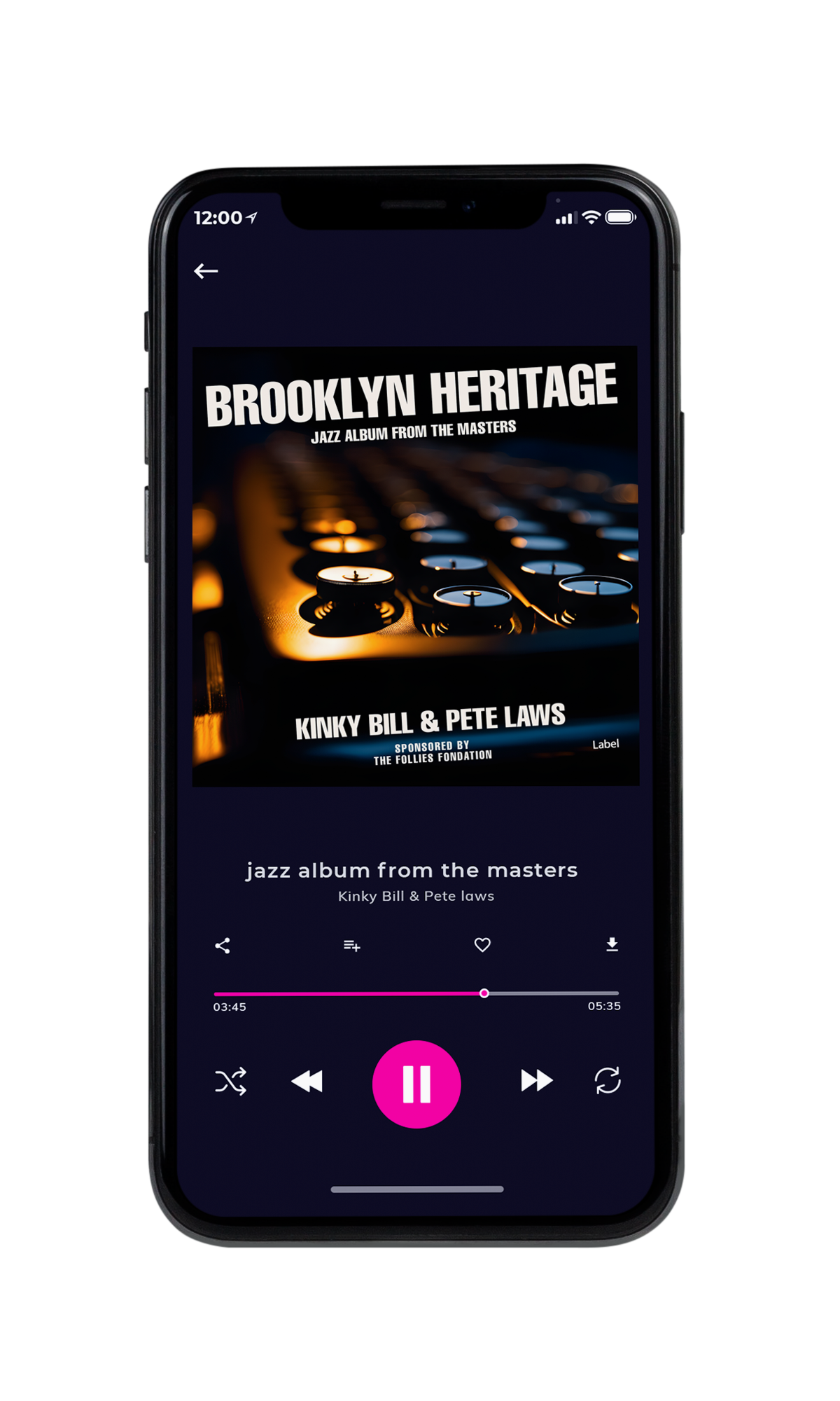 Tablet view of Premade Traditional Jazz & Blues Album Cover - Brandy #23662 | AlbumArtZone*