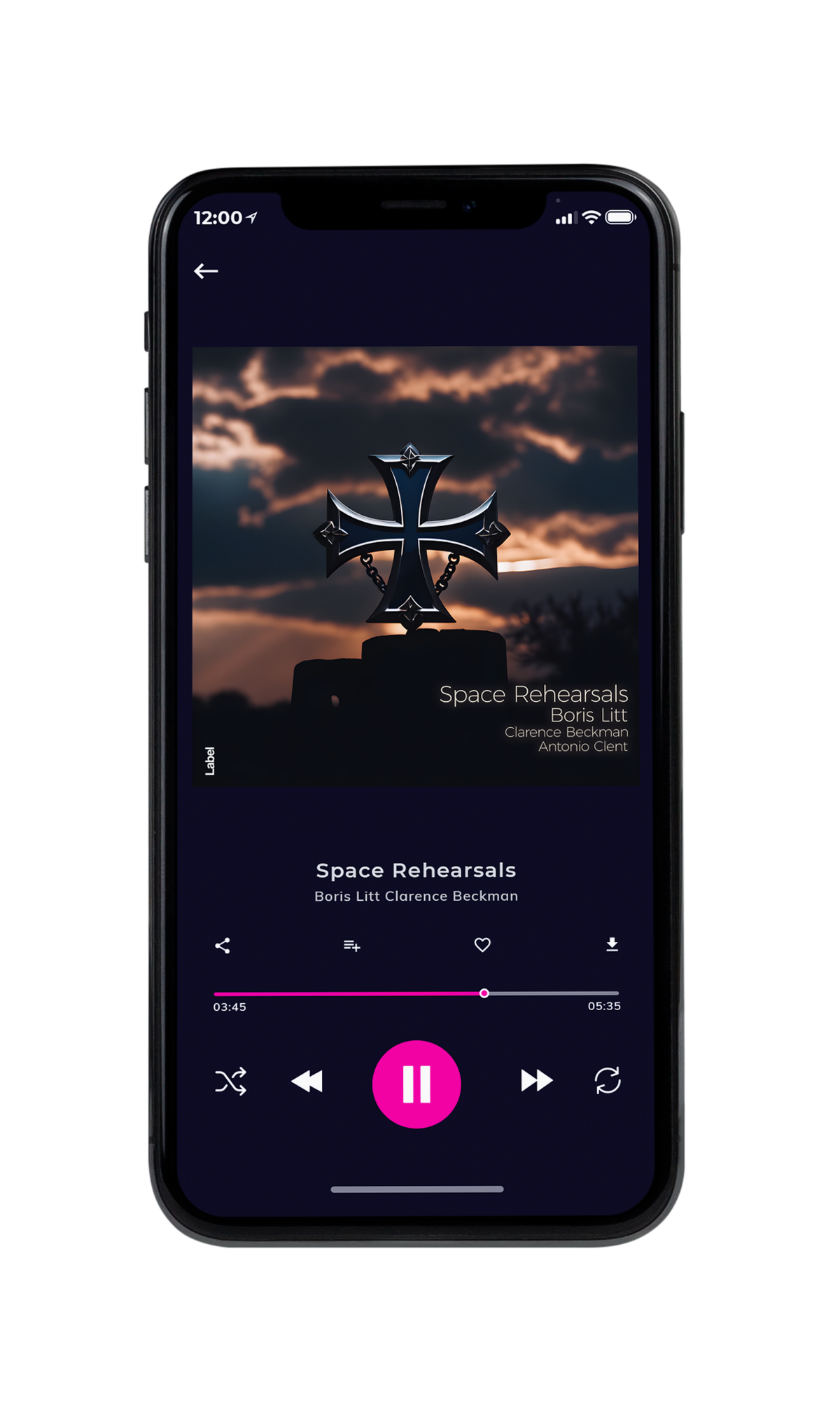 Tablet view of Premade Heavy Metal & Gothic Metal Album Cover - Thunder #23667 | AlbumArtZone*