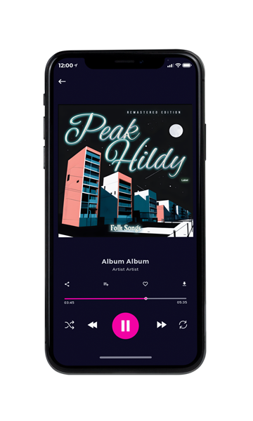 Tablet view of Premade Contemporary Music Album Cover - Rose Fog #23764 | AlbumArtZone*