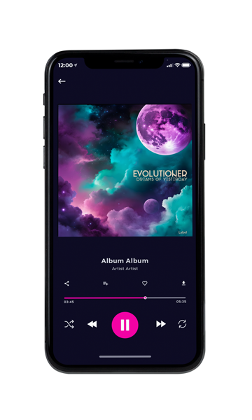 Tablet view of Premade Electronica & Ambient Album Cover - Fiord #23801 | AlbumArtZone*