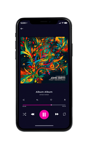Tablet view of Premade Classical & Romantic Music Album Cover - Hot Cinnamon #23848 | AlbumArtZone*