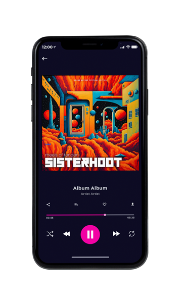 Tablet view of Premade Electronica & Ambient Album Cover - Big Stone #23966 | AlbumArtZone*