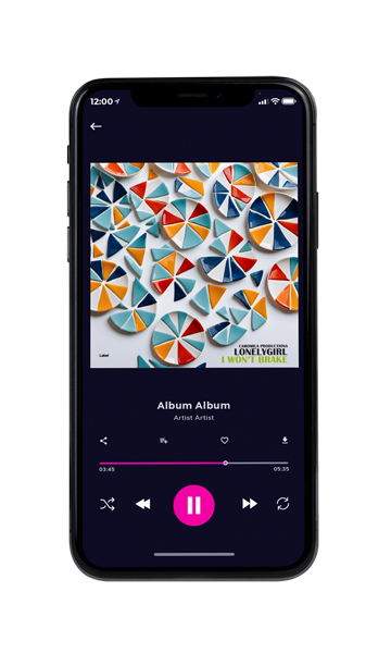 Tablet view of Premade Classical & Romantic Music Album Cover - Timberwolf #24003 | AlbumArtZone*