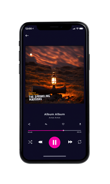 Tablet view of Premade Indie & Folk Music Album Cover - Eclipse #24020 | AlbumArtZone*