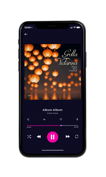 Tablet view of Premade Indie & Folk Music Album Cover - Cocoa Brown #24025 | AlbumArtZone*