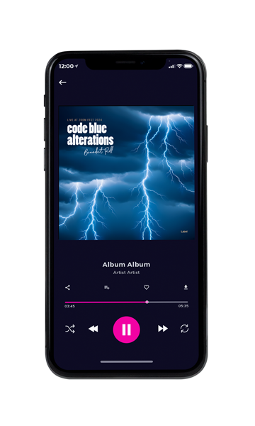 Tablet view of Premade Pop Album Cover - Chathams Blue #24041 | AlbumArtZone*