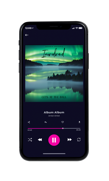 Tablet view of Premade Contemporary Music Album Cover - Como #24046 | AlbumArtZone*