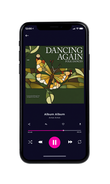 Tablet view of Premade Indie & Folk Music Album Cover - Green Kelp #24069 | AlbumArtZone*