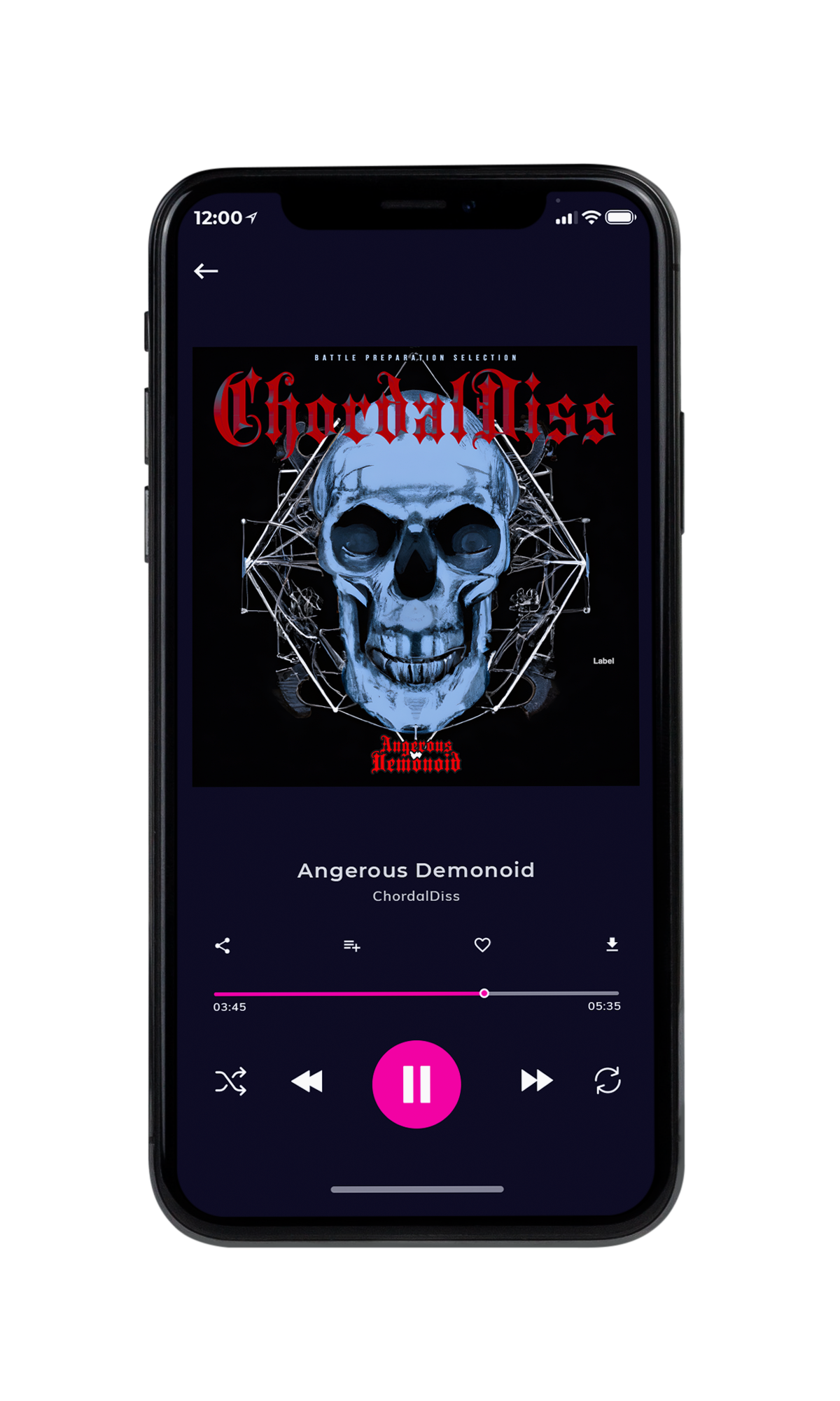 Tablet view of Premade Heavy Metal & Gothic Metal Album Cover - Mountbatten Pink #202902 | AlbumArtZone*