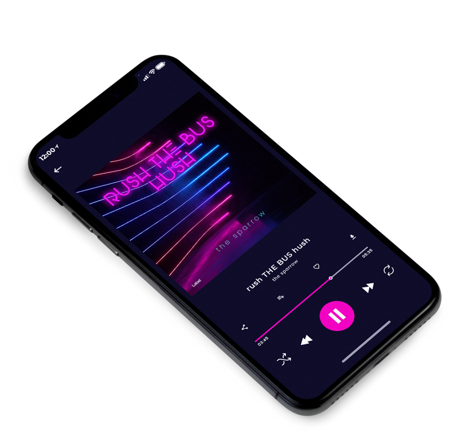 3D view of Premade Dance & House Album Cover - Violet #64 | AlbumArtZone*